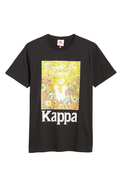 Shop Kappa Authentic Ryder Graphic T-shirt In Jet-black