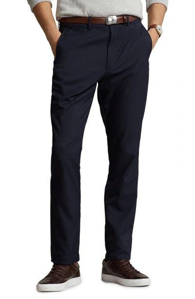 Shop Polo Ralph Lauren Featherweight Cypress Tech Chinos In Collection Navy