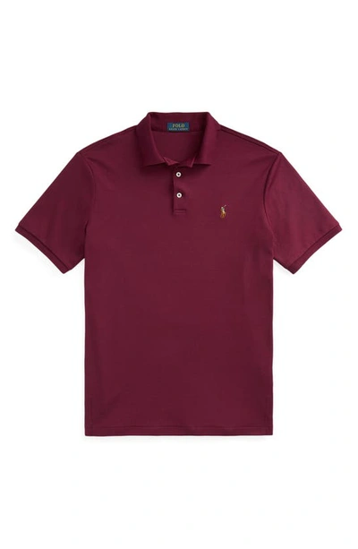 Shop Polo Ralph Lauren Cotton Polo In Harvard Wine