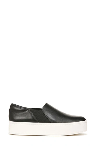 Shop Vince Warren Platform Slip-on Shoe In Black