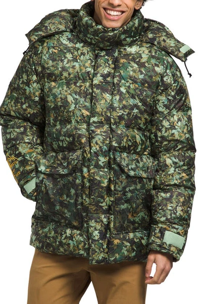 Shop The North Face '73  600 Fill Power Down Parka In Misty Sage Fallen Leaves Print