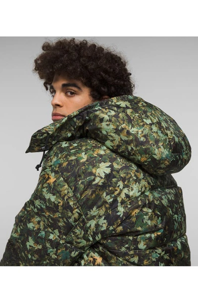 Shop The North Face '73  600 Fill Power Down Parka In Misty Sage Fallen Leaves Print