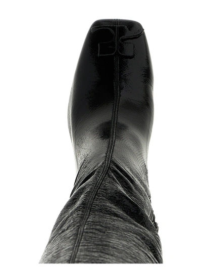 Shop Courrèges Heritage Boots, Ankle Boots Black