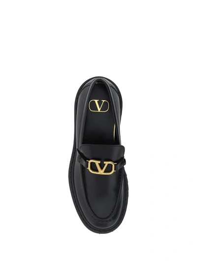 Shop Valentino Vlogo Loafers