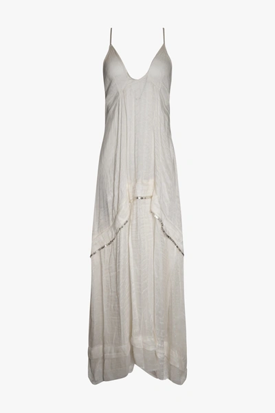 Shop Altuzarra Spring Summer 22 'athena' Dress In Ivory