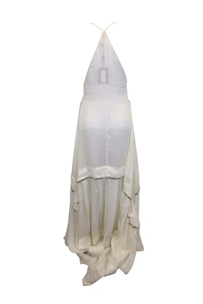 Shop Altuzarra Spring Summer 22 'athena' Dress In Ivory