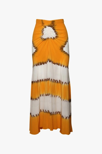 Shop Altuzarra Fall Winter 22 'thalissa' Skirt In Marmalade