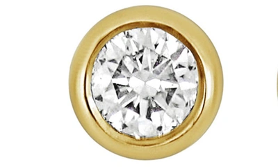 Bony Levy 14k Gold Bezel Diamond Stud Earrings In 14k Yellow Gold