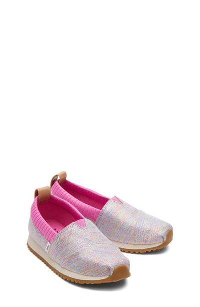 Toms Kids' Alpargata Resident Slip-on Sneaker In Pink