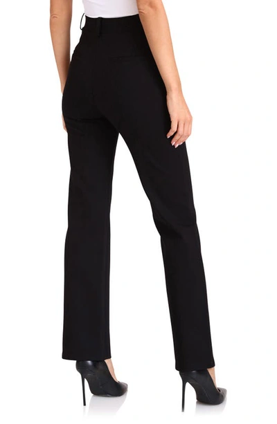 Shop Bagatelle Pull-on High Waist Bootcut Pants In Black