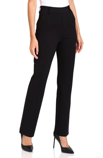 Shop Bagatelle Pull-on High Waist Bootcut Pants In Black