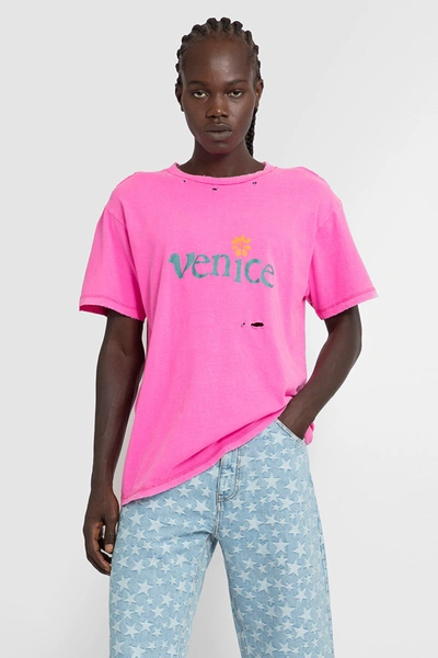 Shop Erl Man Pink T-shirts