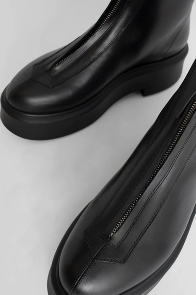 The Row Woman Black Boots In Black