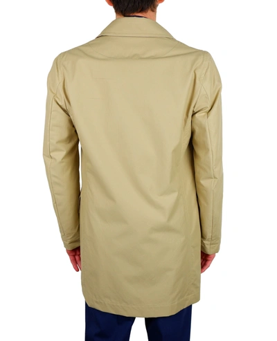 Shop Aquascutum Beige Cotton Men's Jacket