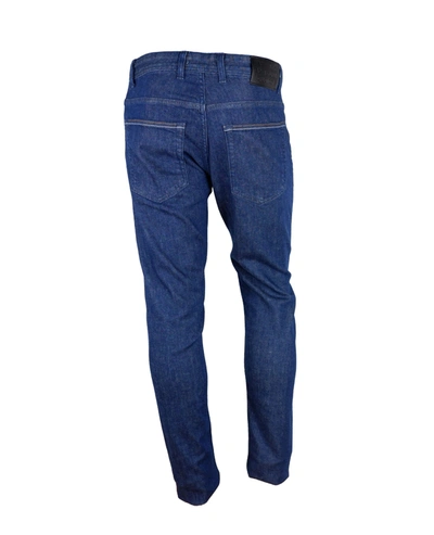 Shop Aquascutum Blue Cotton Jeans &amp; Men's Pant