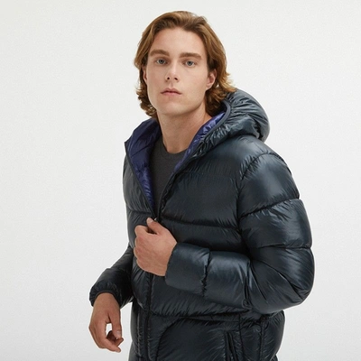 Shop Centogrammi Reversible  Padded  Jacket In Gray