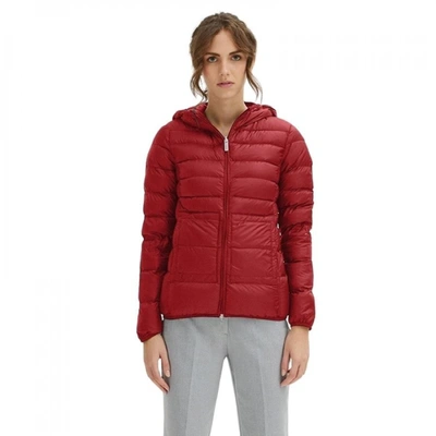 Shop Centogrammi Red Nylon Jackets &amp; Women's Coat