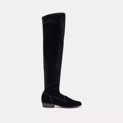 Shop Charles Philip Black Leather Women's Boot