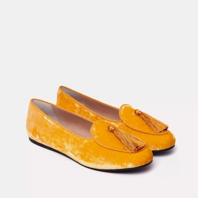 Shop Charles Philip Yellow Leather Men's Moccasin
