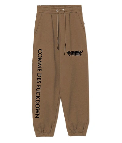 Shop Comme Des Fuckdown Brown Cotton Jeans &amp; Women's Pant
