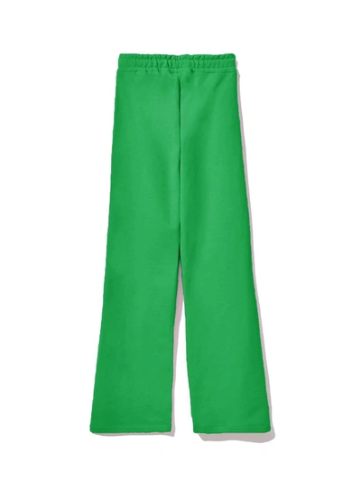 Shop Comme Des Fuckdown Green Cotton Jeans &amp; Women's Pant