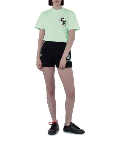 Shop Comme Des Fuckdown Green Cotton Tops &amp; Women's T-shirt