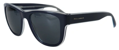 Shop Dolce & Gabbana Blue Dg4284 Plastic Full Rim Mirror Lens Women's Sunglasses