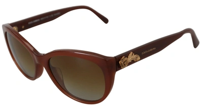 Shop Dolce & Gabbana Brown Acetate Full Rim Dg4160 Polarized Women's Sunglasses