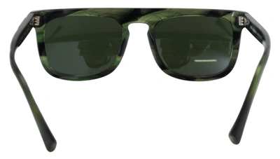 Shop Dolce & Gabbana Green Dg4288 Acetate Full Rim Frame  Sunglasses