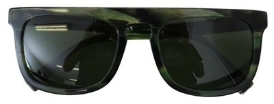 Shop Dolce & Gabbana Green Dg4288 Acetate Full Rim Frame  Sunglasses