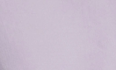 Shop Wash Lab Denim Chill Out Shirtdress In Grey Lilac (fringe Hem)