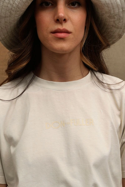 Shop Don The Fuller White Cotton Tops &amp; Women's T-shirt