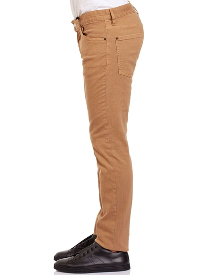 Shop Dsquared² Brown Cotton Jeans &amp; Men's Pant