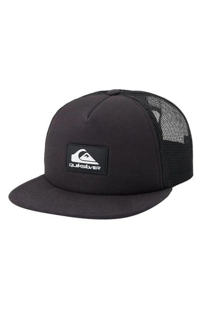 Shop Quiksilver Omnipotent Baseball Cap In Black