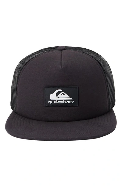 Shop Quiksilver Omnipotent Baseball Cap In Black