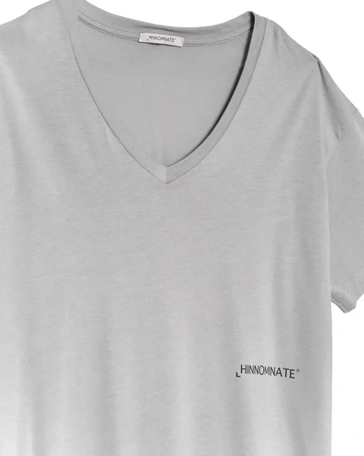 Shop Hinnominate Gray Cotton Men's T-shirt