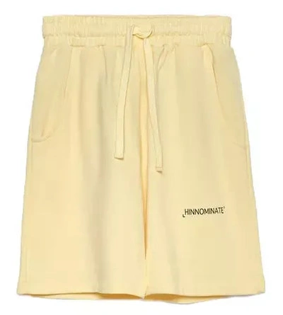 Shop Hinnominate Yellow Cotton Women's Short