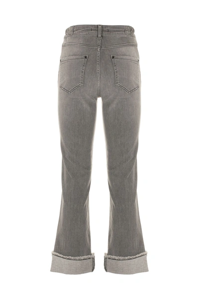 Shop Imperfect Chic Light Blue Denim With Modern Women's Edge In Gray