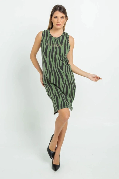 Shop Imperfect Green Cotton Women's Dress