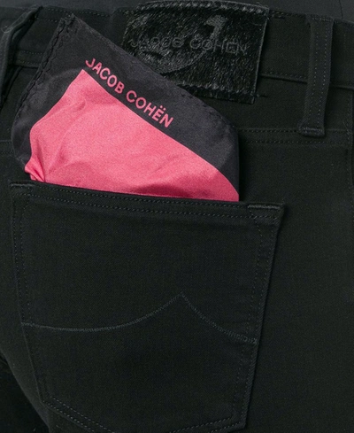 Shop Jacob Cohen Black Cotton Jeans &amp; Women's Pant