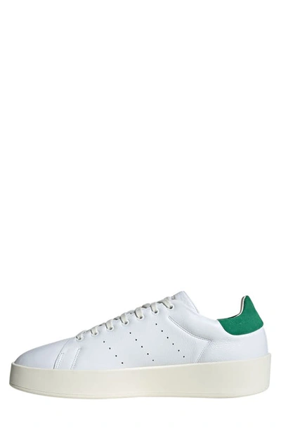 Shop Adidas Originals Stan Smith Relasted Sneaker In Ftwr White/ Green/ Off White