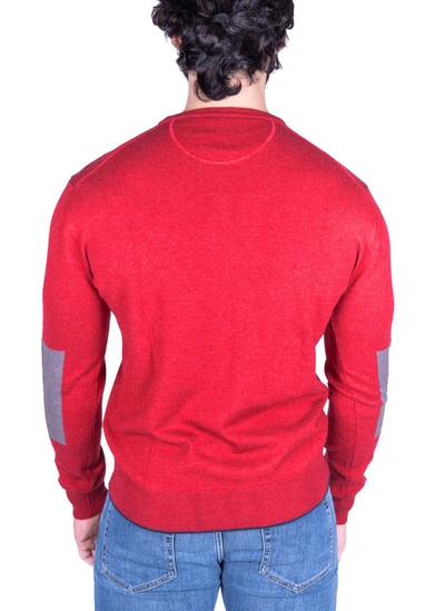 Shop La Martina Red Cotton Men's Sweater