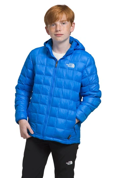 Shop The North Face Kids' Thermoball Hooded Jacket In Optic Blue