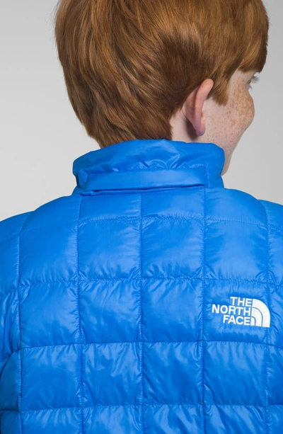 Shop The North Face Kids' Thermoball Hooded Jacket In Optic Blue