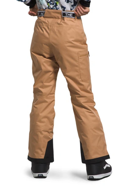 Shop The North Face Kids' Freedom Waterproof Insulated Pants In Almond Butter