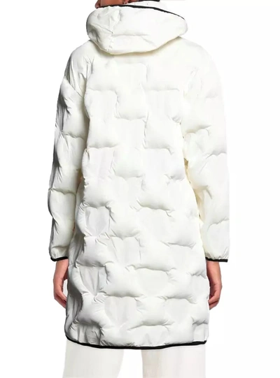 Shop Love Moschino White Polyester Jackets &amp; Women's Coat