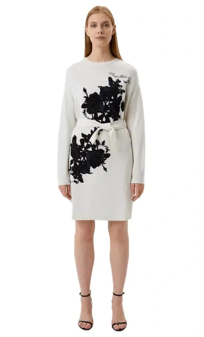 Shop Love Moschino White Polyamide Women's Dress