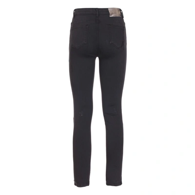 Shop Maison Espin Black Cotton Jeans &amp; Women's Pant