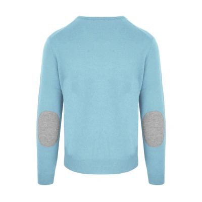 Shop Malo Light Blue Wool Men's Sweater