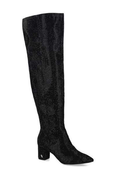 Shop Kurt Geiger Burlington Knee High Boot In Black